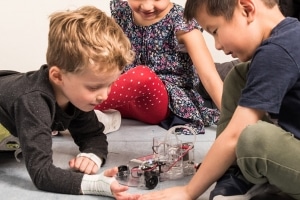 Children experimenting with Science